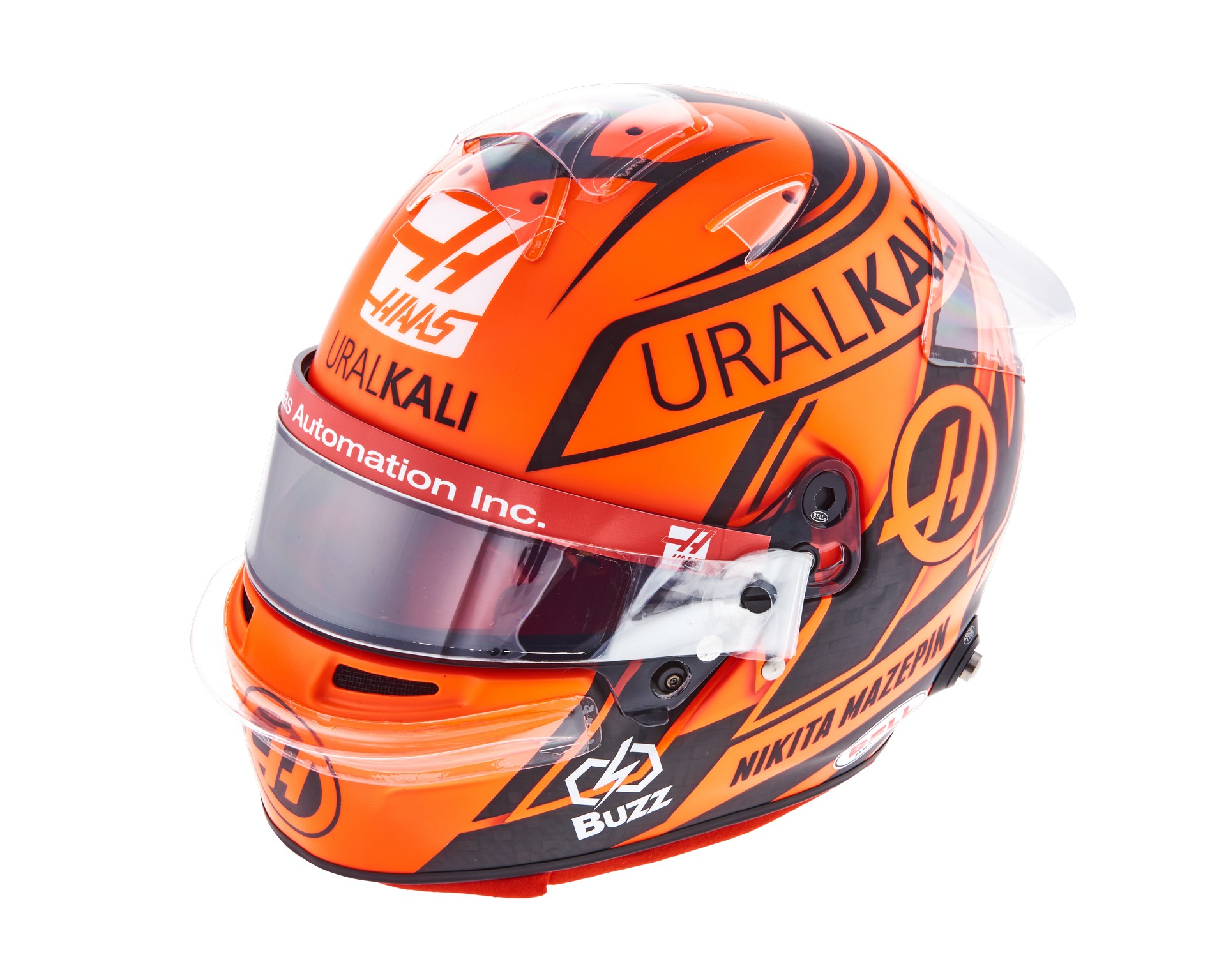 Nikita Mazepin’s 2021 F1 helmet