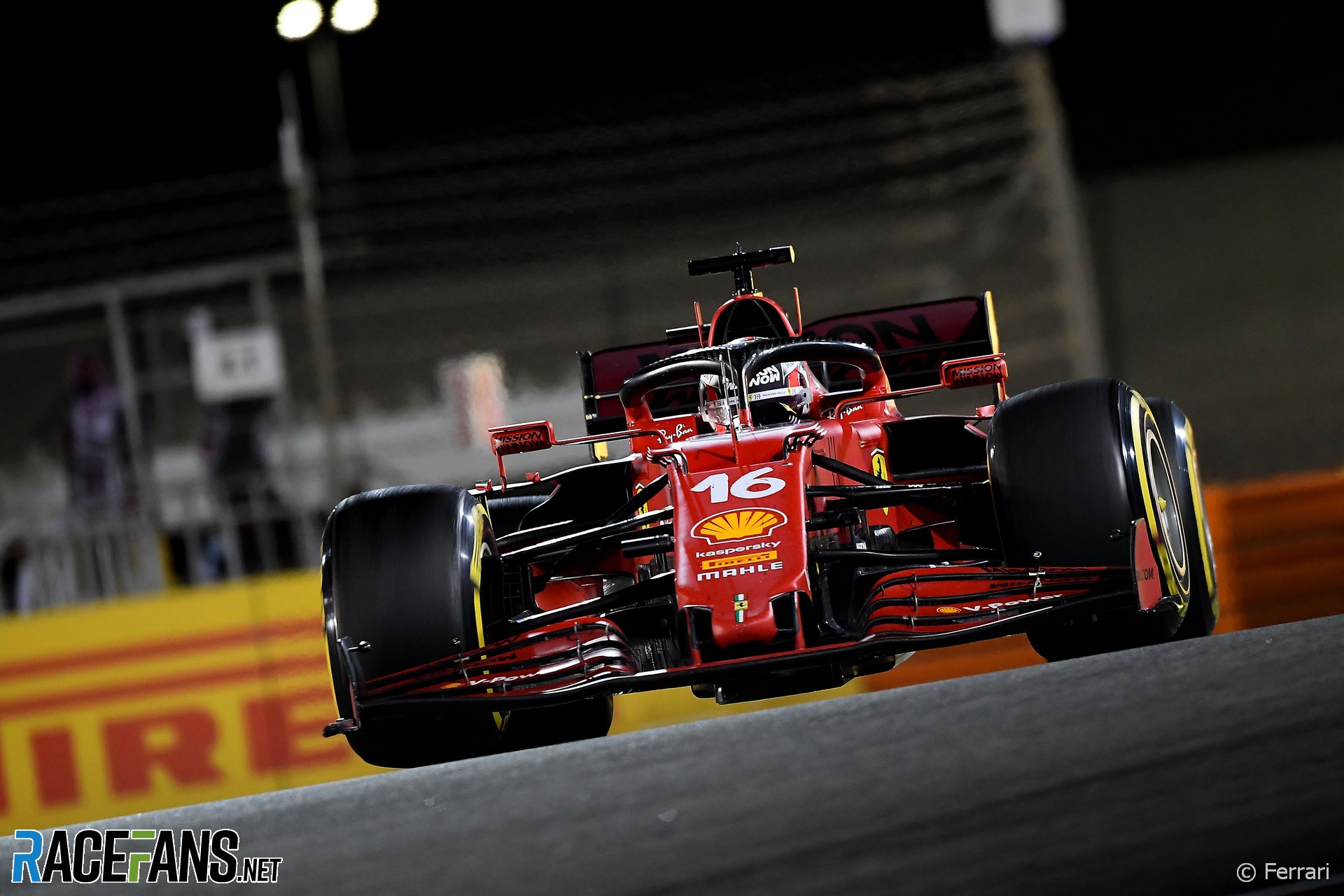 Charles Leclerc, Ferrari, Bahrain International Circuit ...