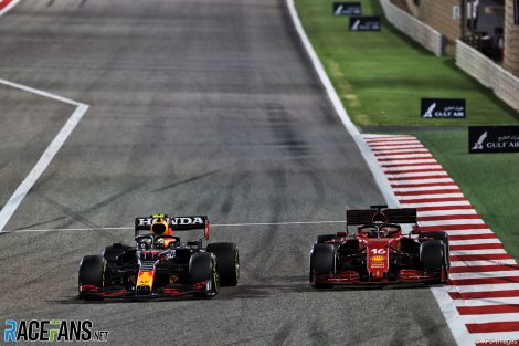 Sergio Perez, Charles Leclerc, Bahrain International Circuit, 2021
