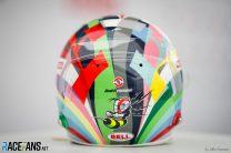 Antonio Giovinazzi’s 2021 Emilia-Romagna Grand Prix helmet