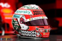 Charles Leclerc’s 2021 Emilia-Romagna Grand Prix helmet