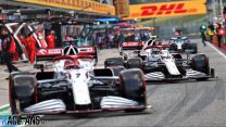 F1 team mate battles at mid-season: Raikkonen vs Giovinazzi