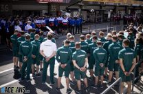 Tribute to Haas team member Martin Shepherd, Algarve, 2021