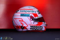Charles Leclerc’s Portuguese Grand Prix helmet, Algarve, 2021