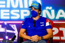 Fernando Alonso, Alpine, Circuit de Catalunya, 2021