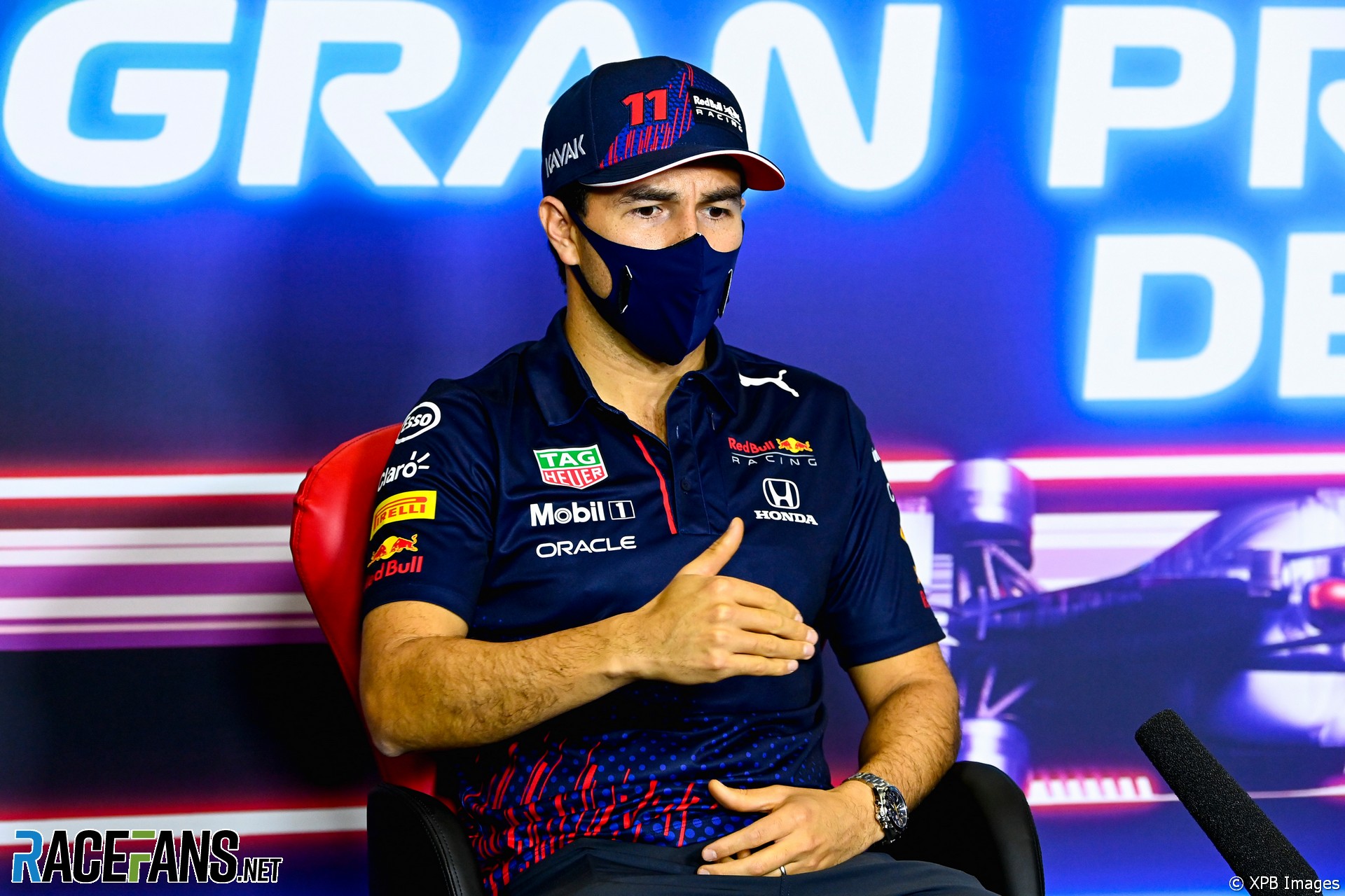 Sergio Perez, Red Bull, Circuit de Catalunya, 2021