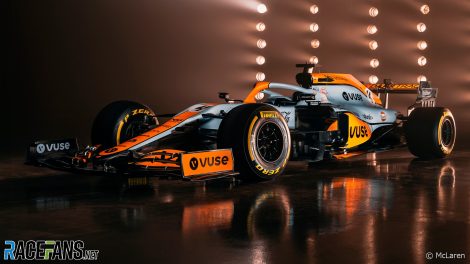 McLaren 2021 Monaco Grand Prix Gulf livery