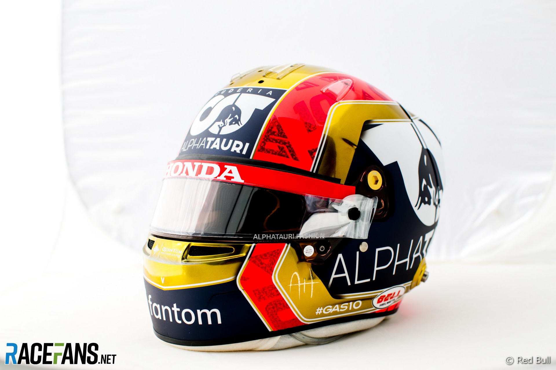 Pierre Gasly's 2021 Monaco Grand Prix helmet