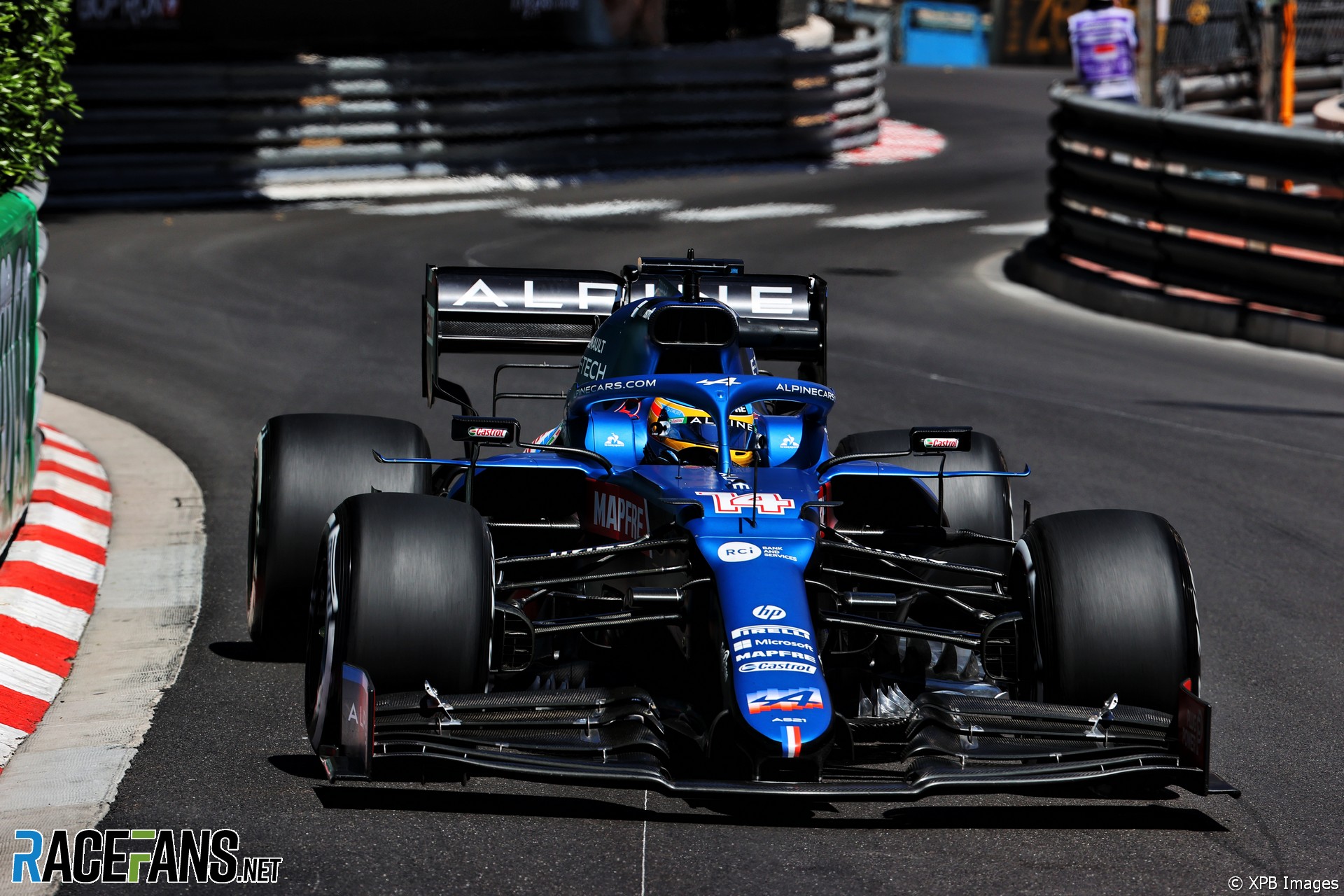 Fernando Alonso, Alpine, Monaco, 2021