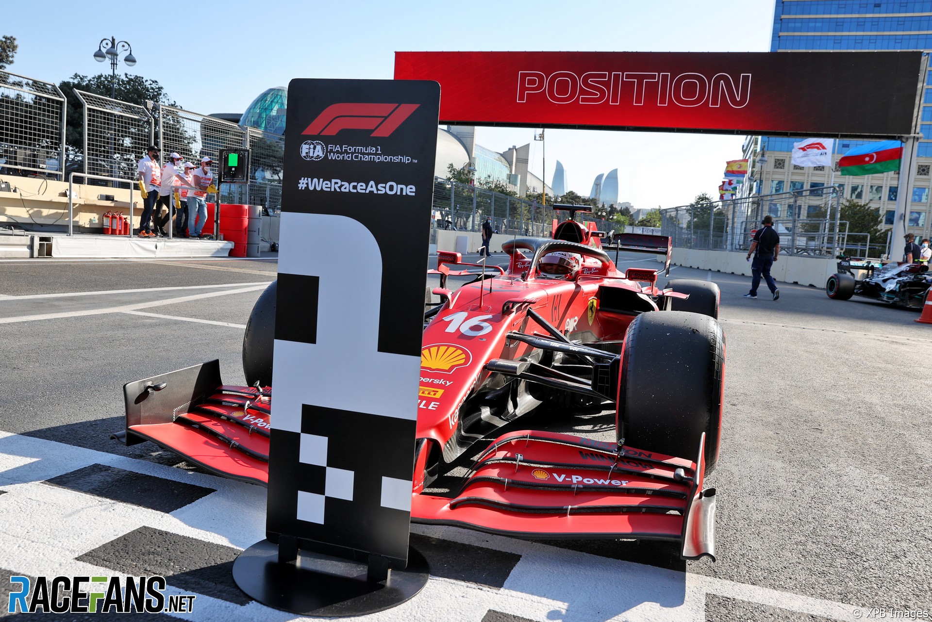Charles Leclerc, Ferrari, Baku City Circuit, 2021