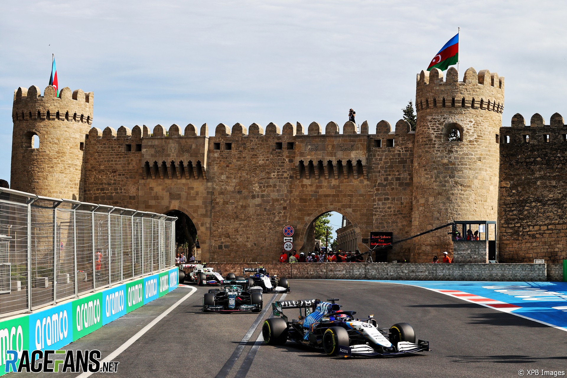 George Russell, Williams, Baku City Circuit, 2021