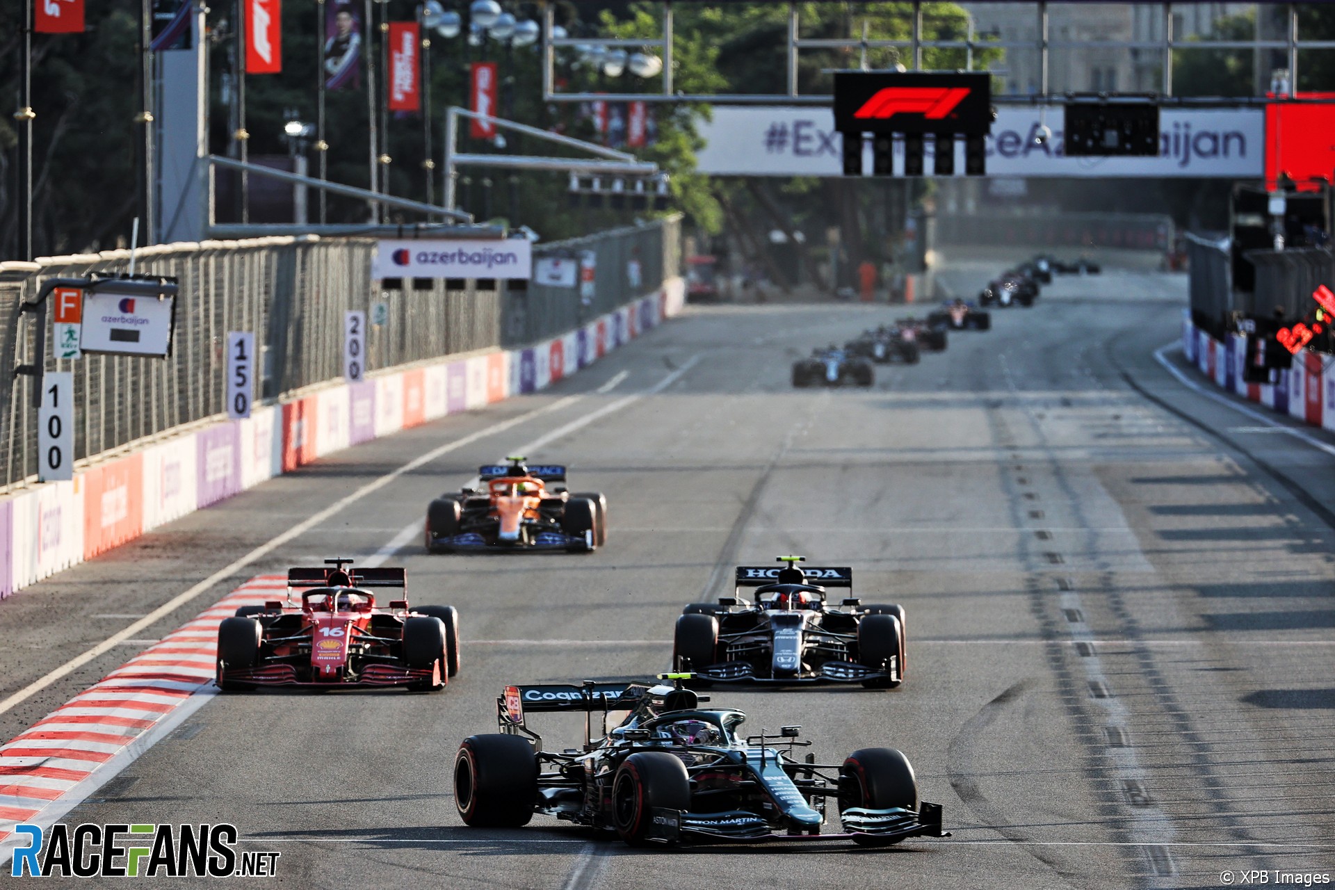 Sebastian Vettel, Aston Martin, Baku City Circuit, 2021