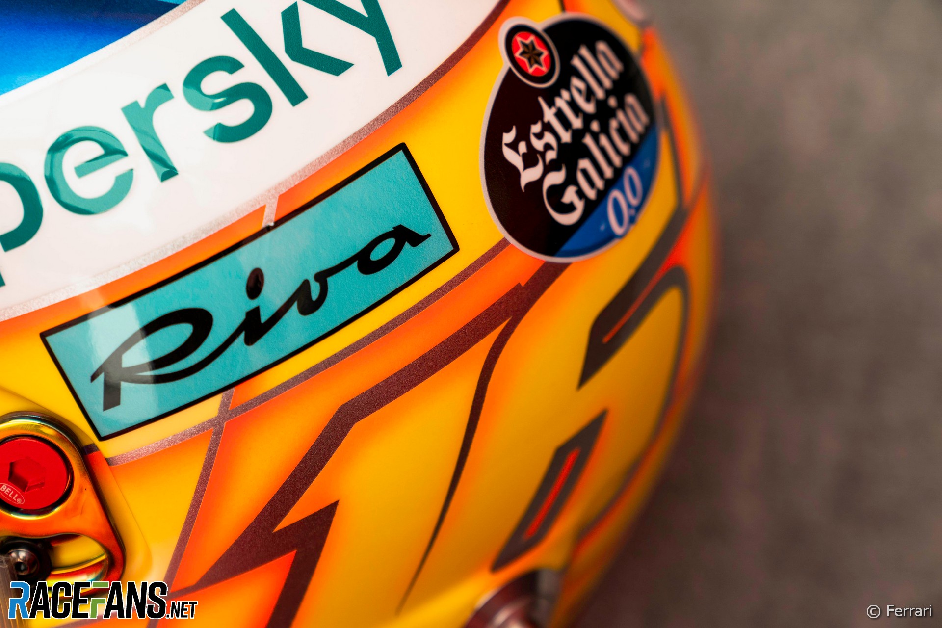 Charles Leclerc's 2021 French Grand Prix helmet
