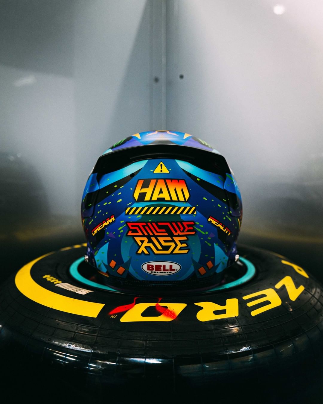 Lewis Hamilton's 2021 British Grand Prix helmet