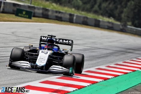 George Russell, Williams, Red Bull Ring, 2021