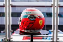 Charles Leclerc’s 2021 British Grand Prix helmet