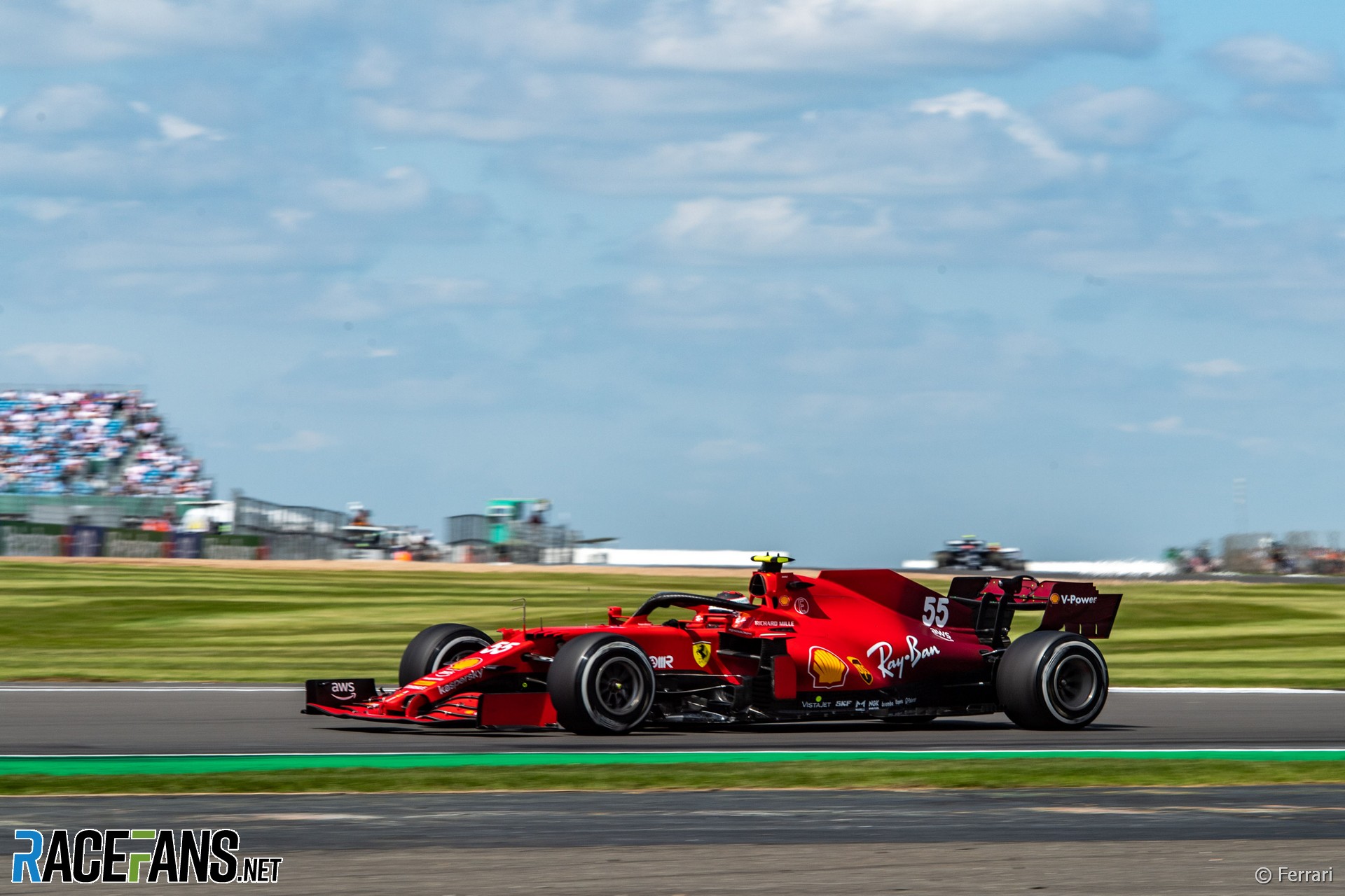 Carlos Sainz Jnr, Ferrari, Silverstone, 2021 · RaceFans