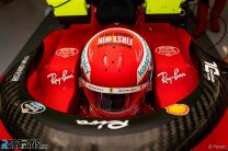 Charles Leclerc's 2021 British Grand Prix helmet