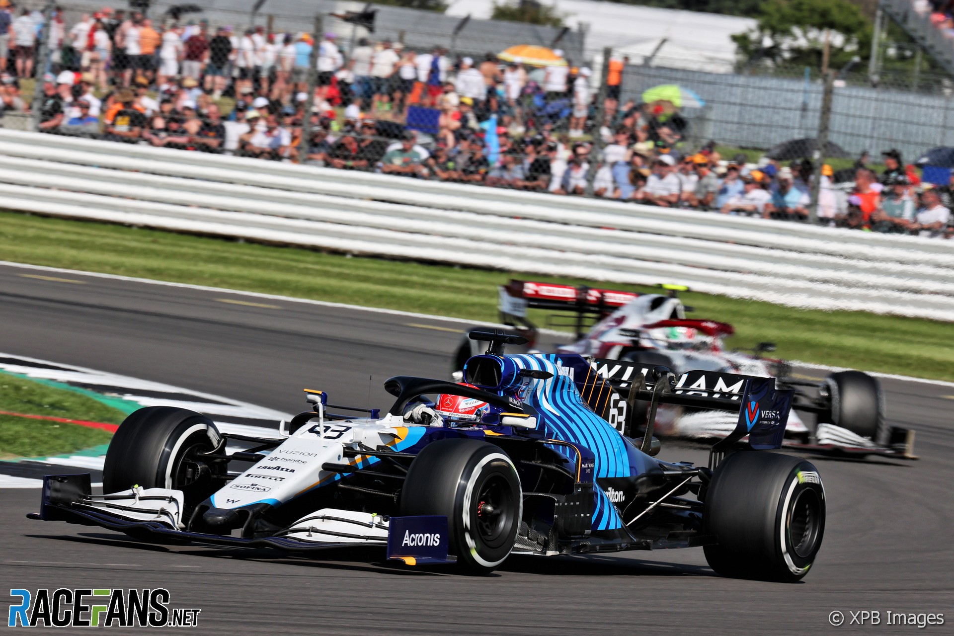 George Russell, Williams, Silverstone, 2021