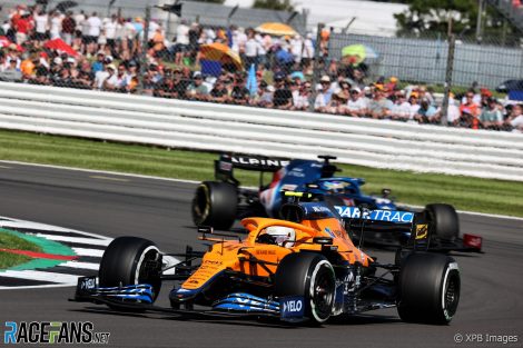 Lando Norris, McLaren, Silverstone, 2021