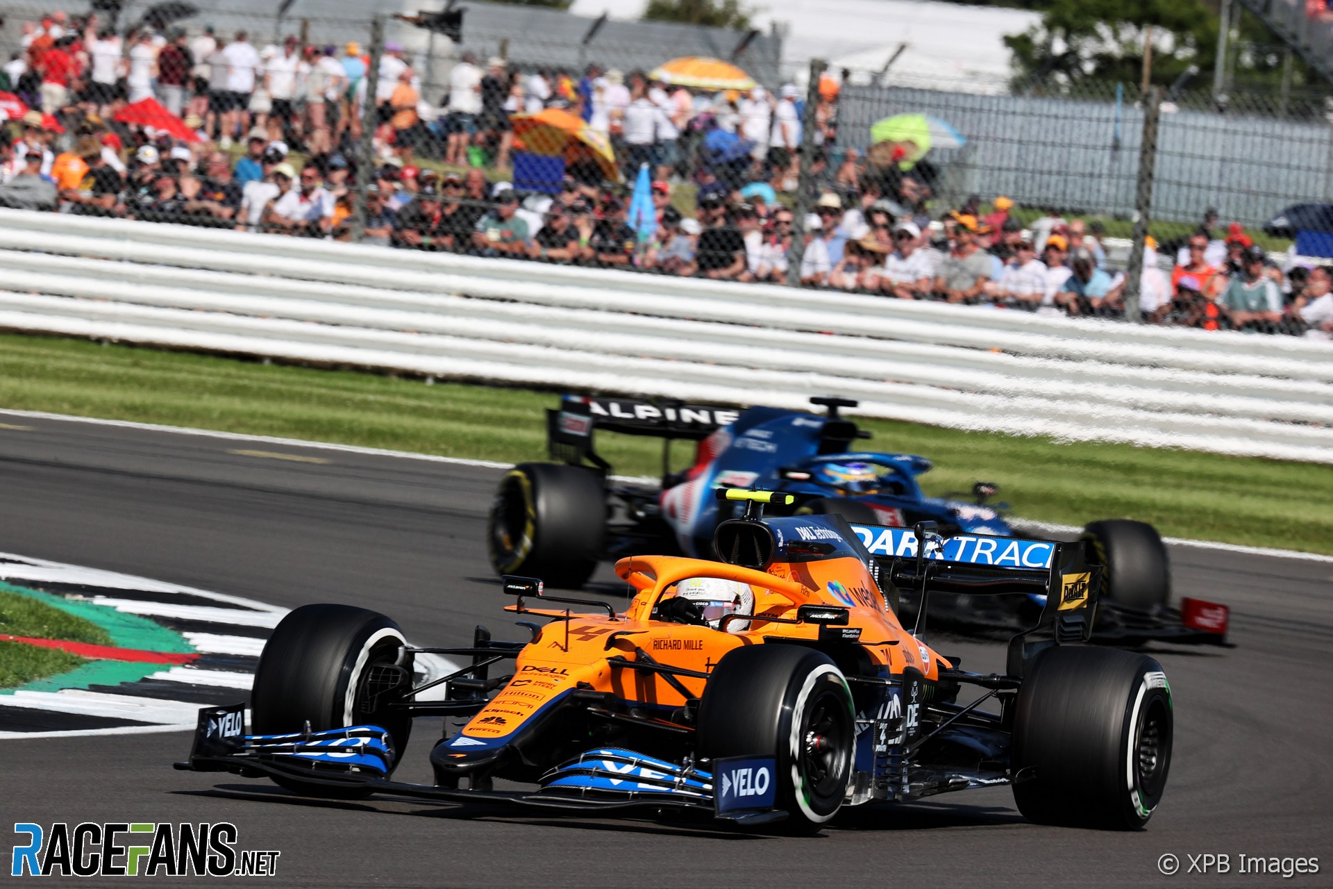 Lando Norris, McLaren, Silverstone, 2021