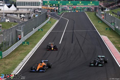 Daniel Ricciardo, McLaren, Hungaroring, 2021