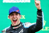 Ocon is Formula 1’s third new winner in less than a year