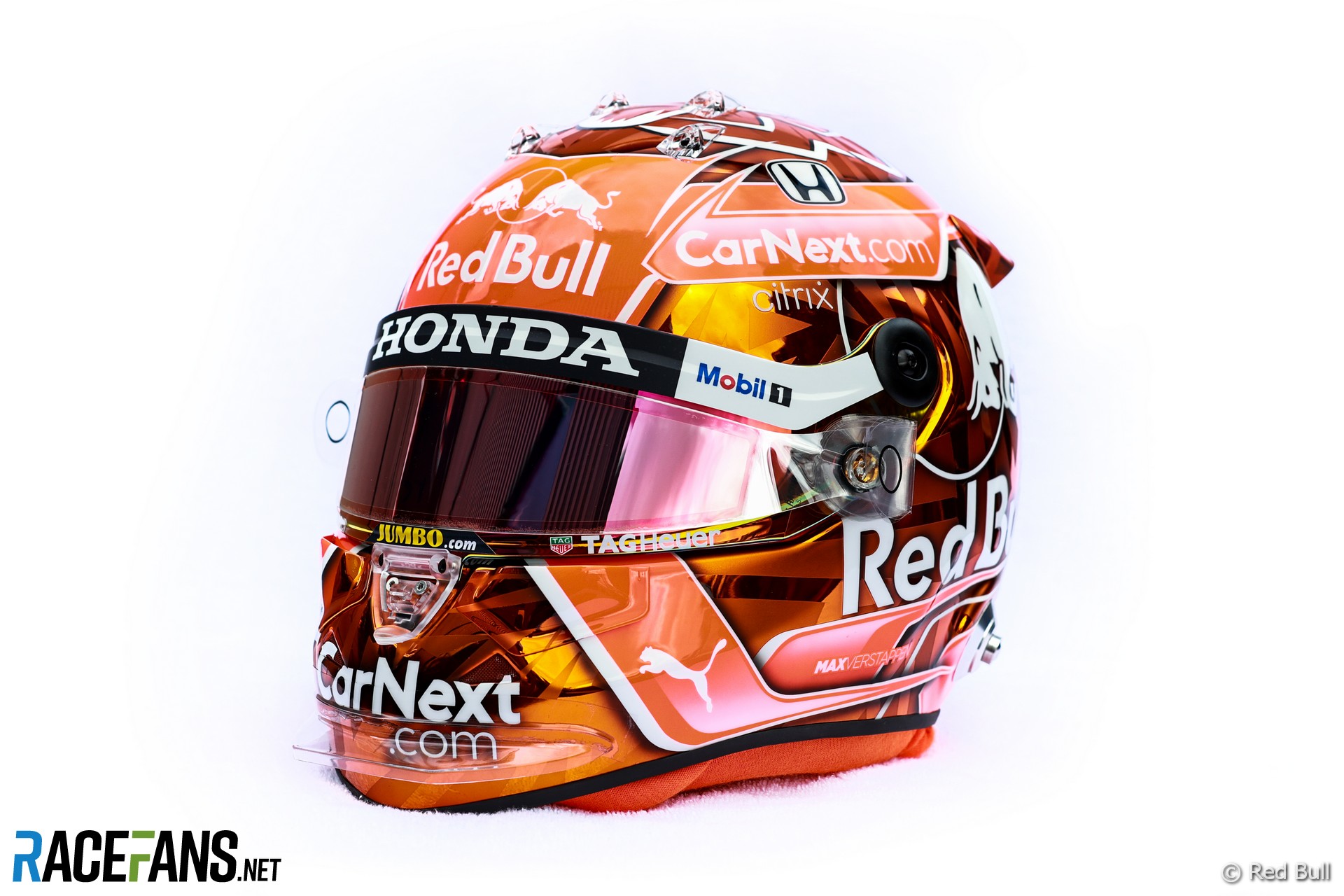 Max Verstappen's 2021 Belgian Grand Prix helmet