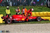 Leclerc brushes off crash as “part of free practice”