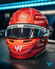 George Russell's 2021 Italian Grand Prix helmet design