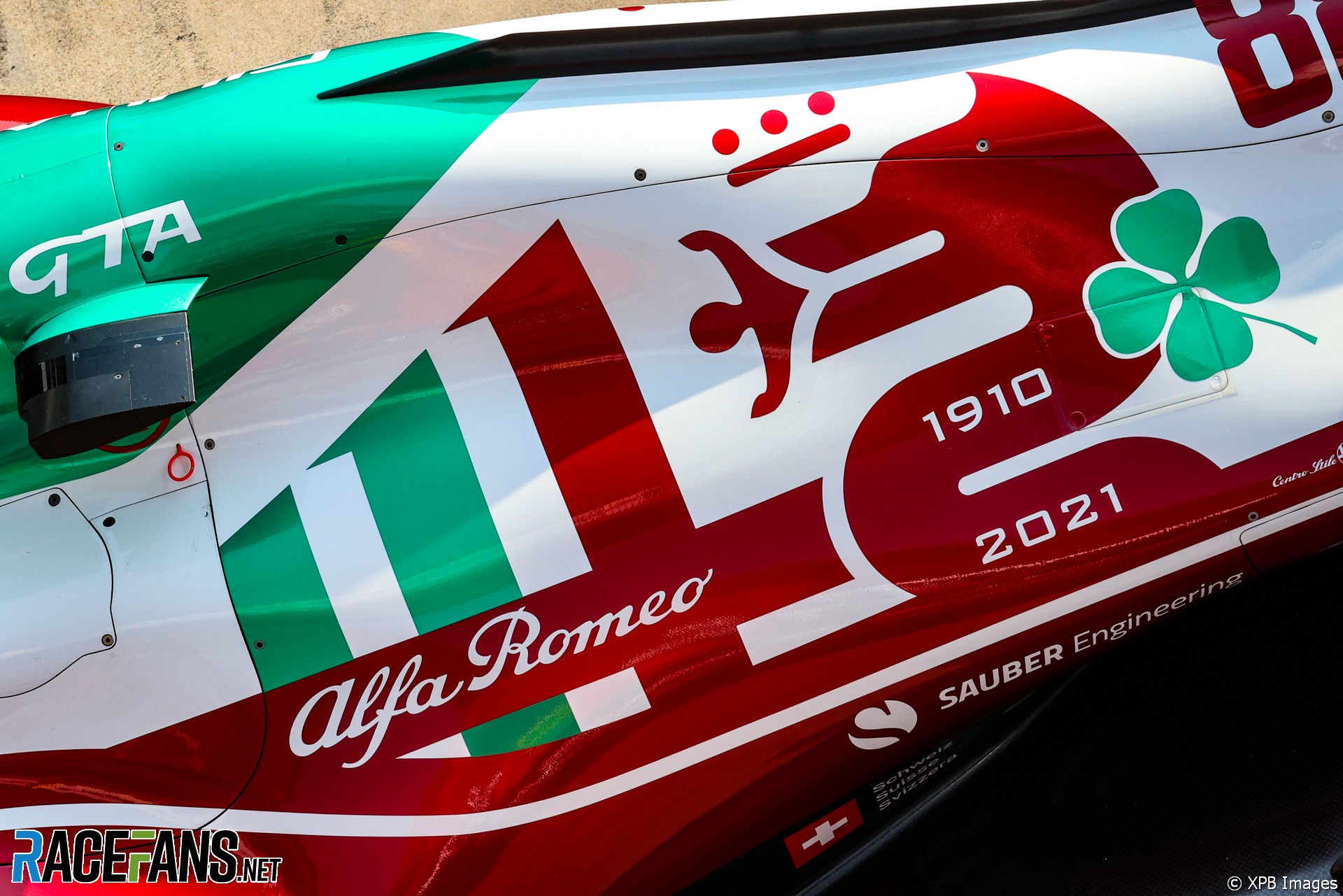 Alfa Romeo's special livery, Monza, 2021