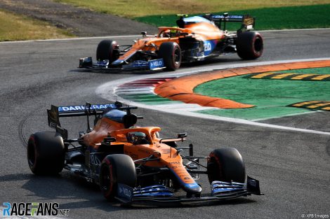 Daniel Ricciardo, McLaren, Monza, 2021