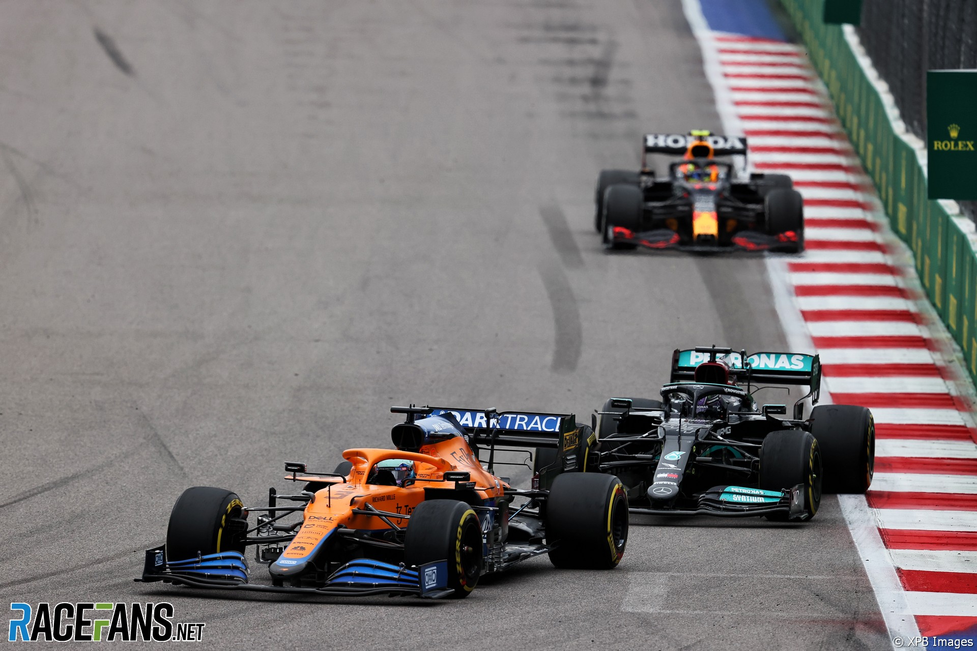Daniel Ricciardo, McLaren, Sochi Autodrom, 2021