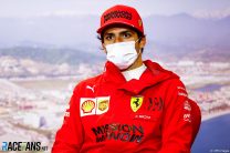 Carlos Sainz Jnr, Ferrari, Sochi Autodrom, 2021