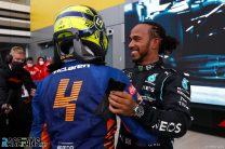 How a late rain shower led to hundredth win for Hamilton and heartbreak for Norris