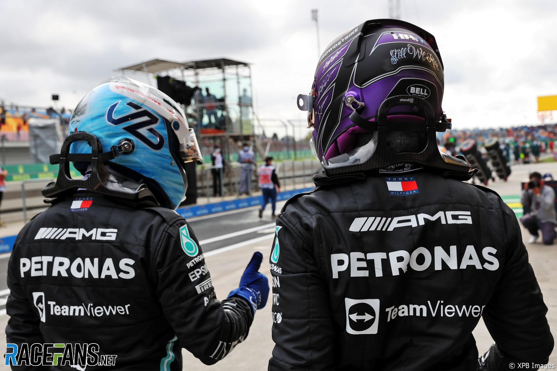 Valtteri Bottas, Lewis Hamilton, Mercedes, Istanbul Park, 2021