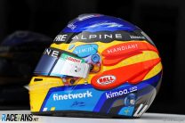 Fernando Alonso’s 2021 United States Grand Prix helmet