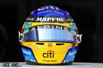 Fernando Alonso’s 2021 United States Grand Prix helmet