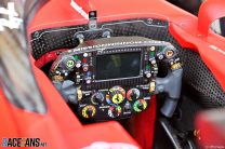 Ferrari SF-21 steering wheel, Autodromo Hermanos Rodriguez, 2021