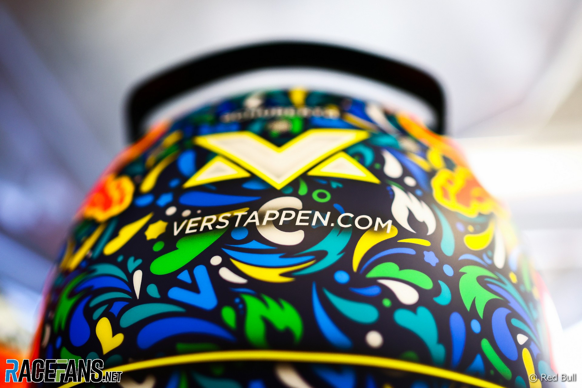 Max Verstappen's 2021 Sao Paulo Grand Prix helmet