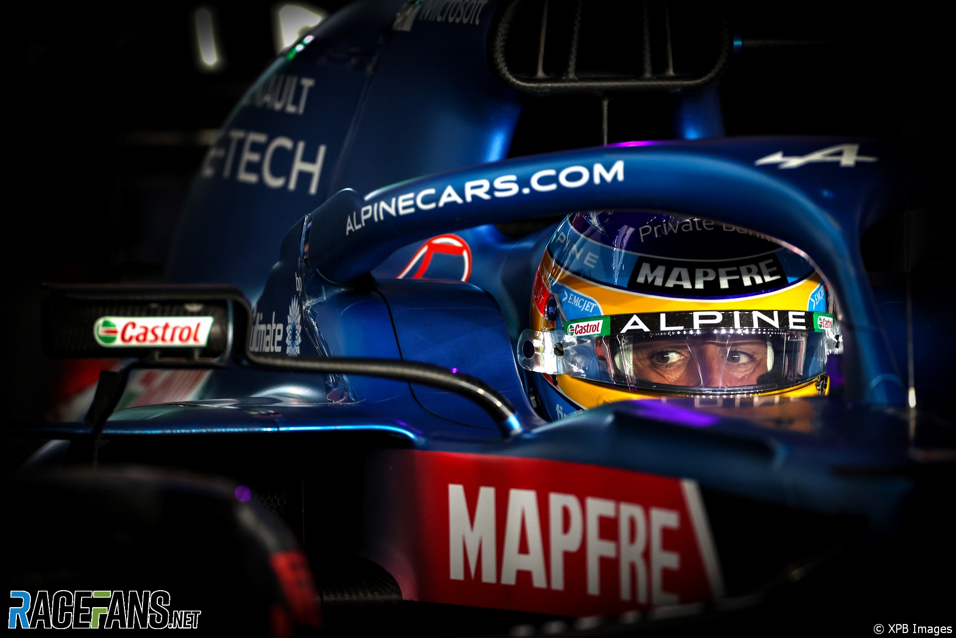 Fernando Alonso, Alpine, Losail International Circuit, 2021