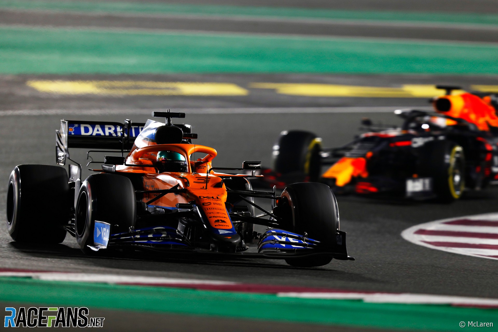 Daniel Ricciardo, McLaren, Losail International Circuit, 2021