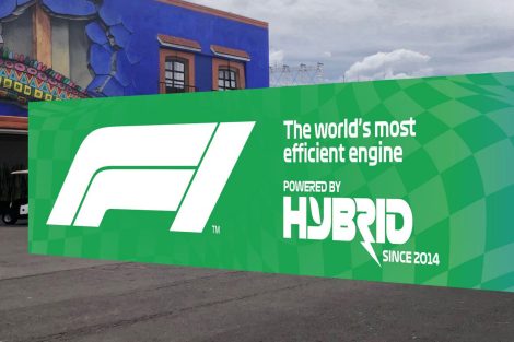 F1 hybrid logo