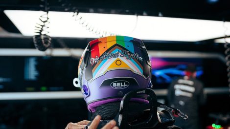 Lewis Hamilton's 2021 Qatar Grand Prix helmet