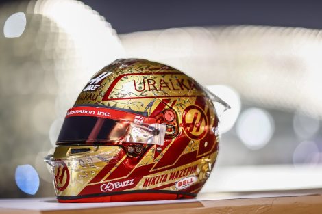 Nikita Mazepin's 2021 Abu Dhabi Grand Prix helmet