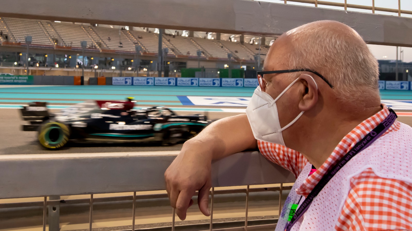 Lewis Hamilton, Dieter Recken, Yas Marina Circuit, Abu Dhabi, 2021