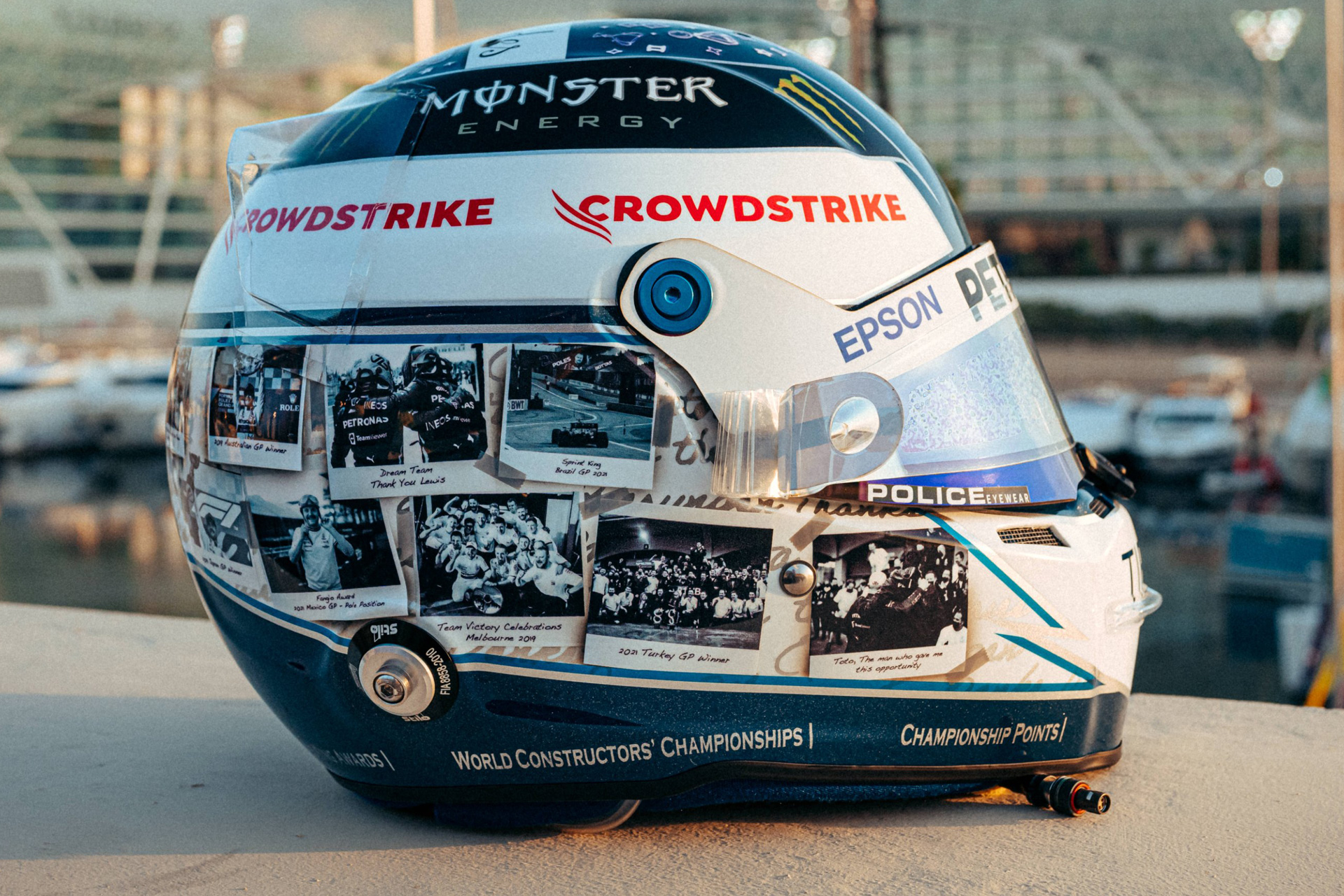 Valtteri Bottas' 2021 Abu Dhabi Grand Prix helmet