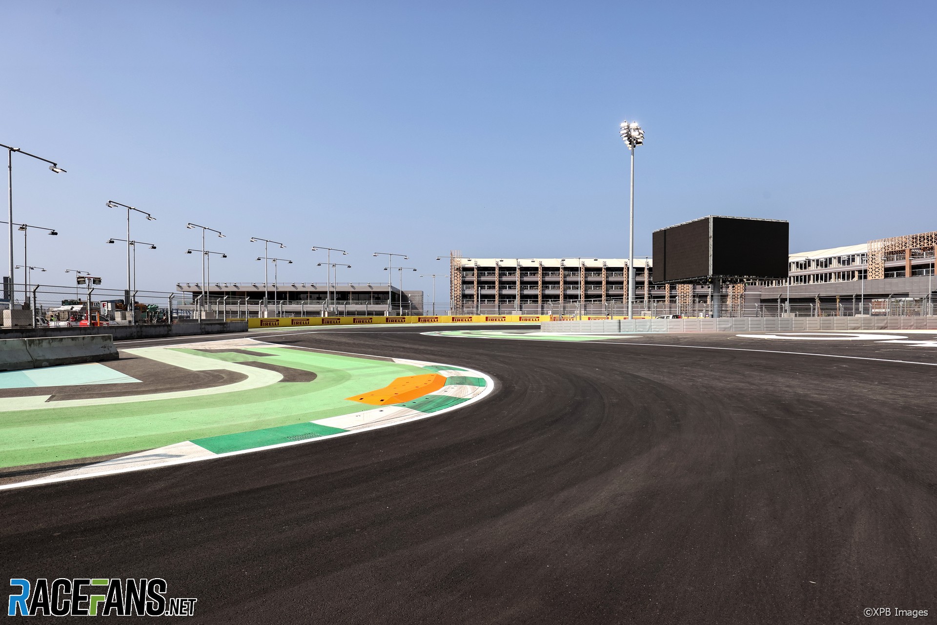 Turn one, Jeddah Corniche Circuit, 2021