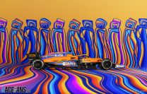 McLaren livery, Abu Dhabi Grand Prix, 2021
