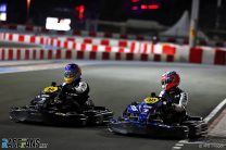 Fernando Alonso, Esteban Ocon, Alpine, Yas Marina, 2021